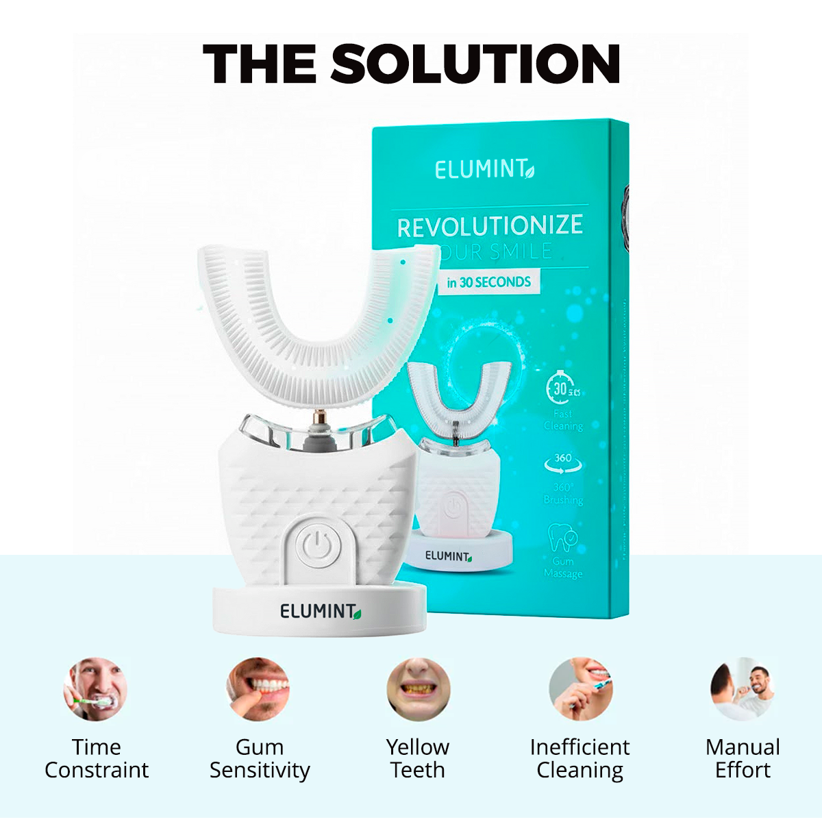 EluMint™ Electric toothbrush-30-Second Dental Revolution